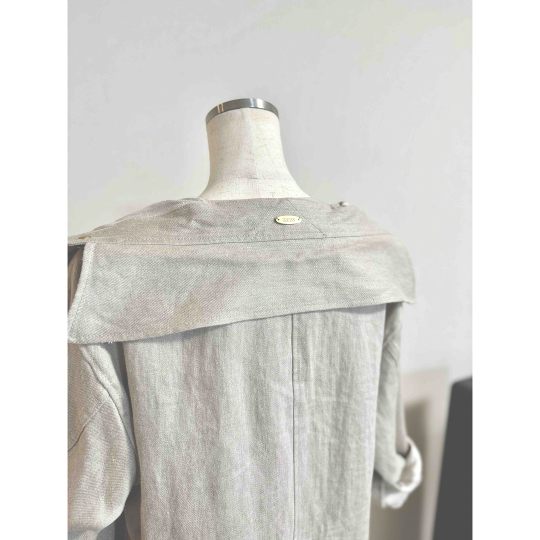 DEUXIEME CLASSE - Deuxieme Classe LINEN CHINO Gジャケットの DEUXIEME CLASSE - Deuxieme Classe LINEN CHINO Gジャケットの