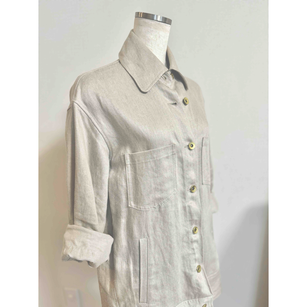 DEUXIEME CLASSE - Deuxieme Classe LINEN CHINO Gジャケットの DEUXIEME CLASSE - Deuxieme Classe LINEN CHINO Gジャケットの