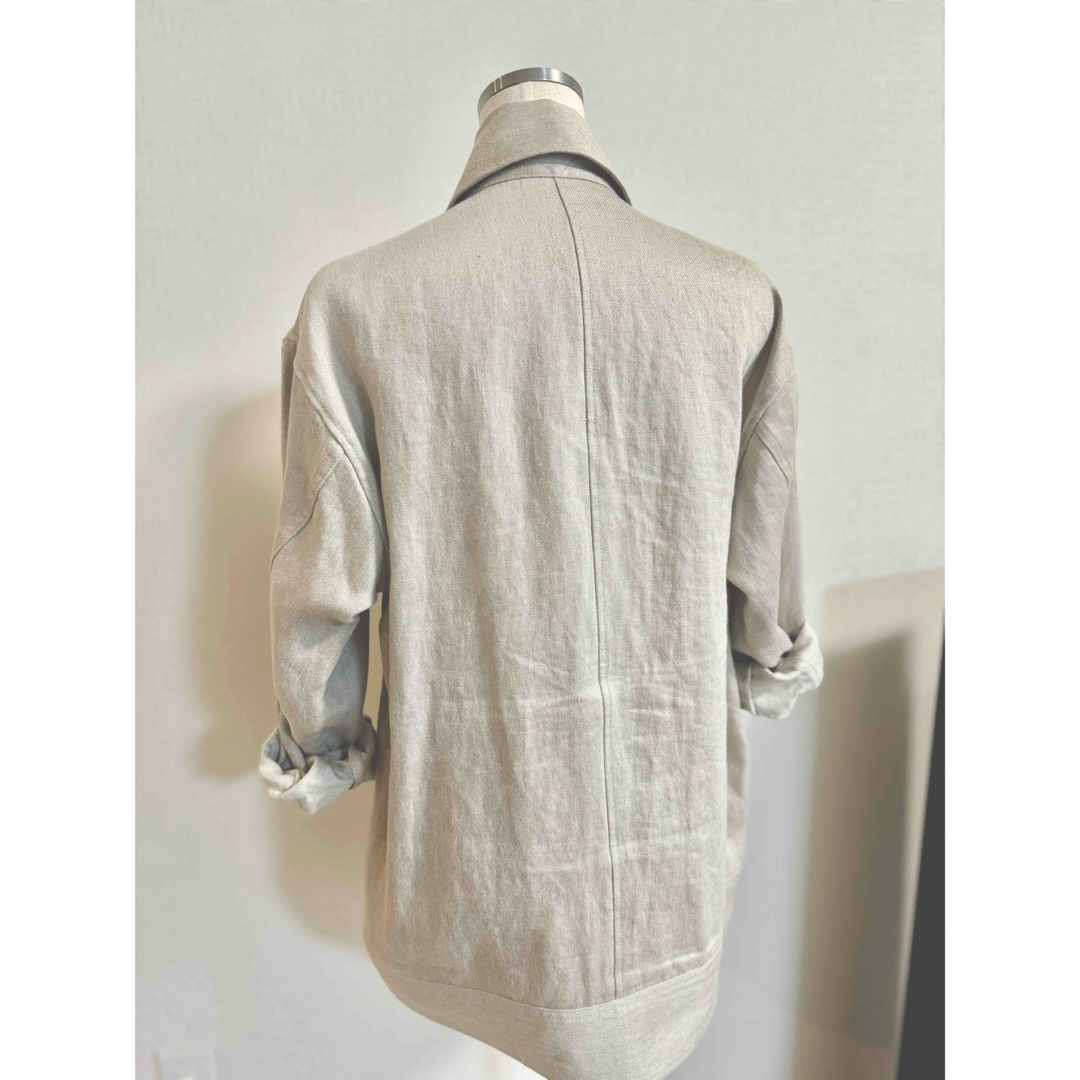 DEUXIEME CLASSE - Deuxieme Classe LINEN CHINO Gジャケットの DEUXIEME CLASSE - Deuxieme Classe LINEN CHINO Gジャケットの
