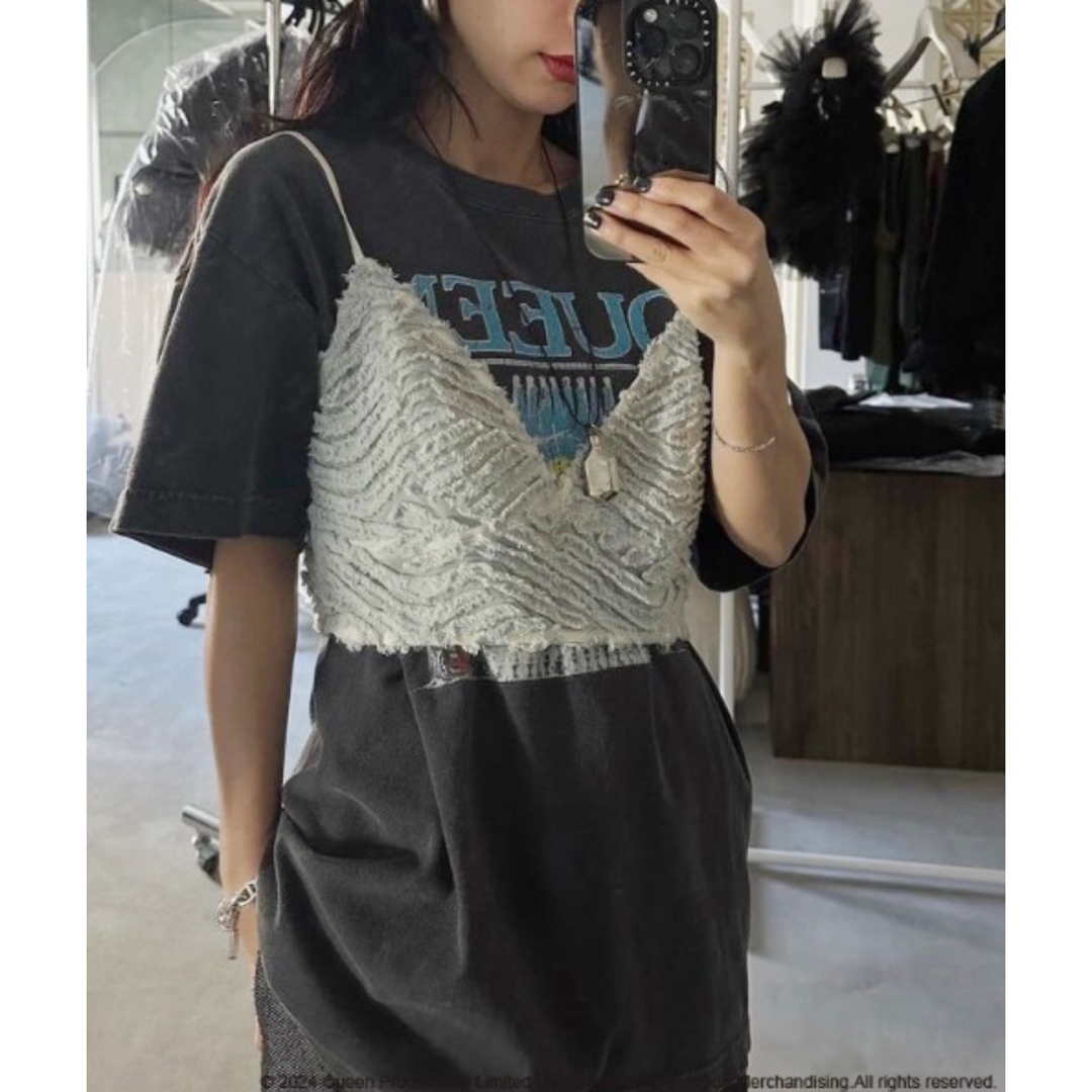 Ameri VINTAGE - 値下げTAYLOR OPAL DENIM BUSTIER & SKIRT Ameri VINTAGE - 値下げTAYLOR OPAL DENIM BUSTIER & SKIRT