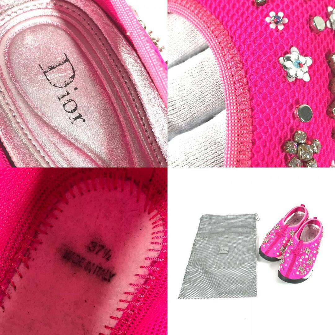 ディオール Dior ビジュー ラインストーン フラワー 花 靴 ディオール Dior ビジュー ラインストーン フラワー 花 靴