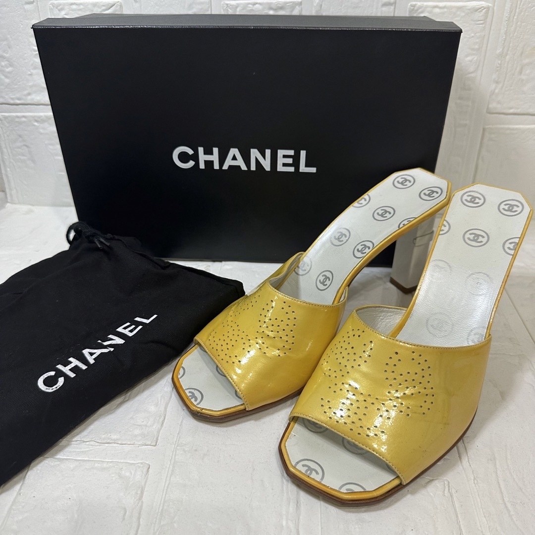 CHANEL - シャネル サンダル ミュール 38の通販 by ハイビスカス CHANEL - シャネル サンダル ミュール 38の通販 by ハイビスカス