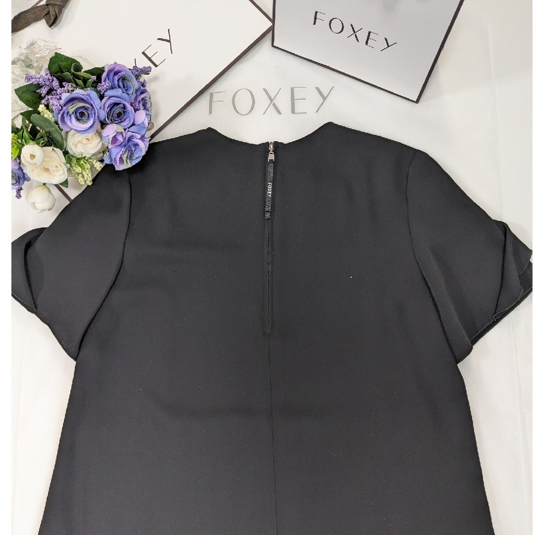 FOXEY NEW YORK フリル袖 ブラウス☆シャツ☆フォクシー