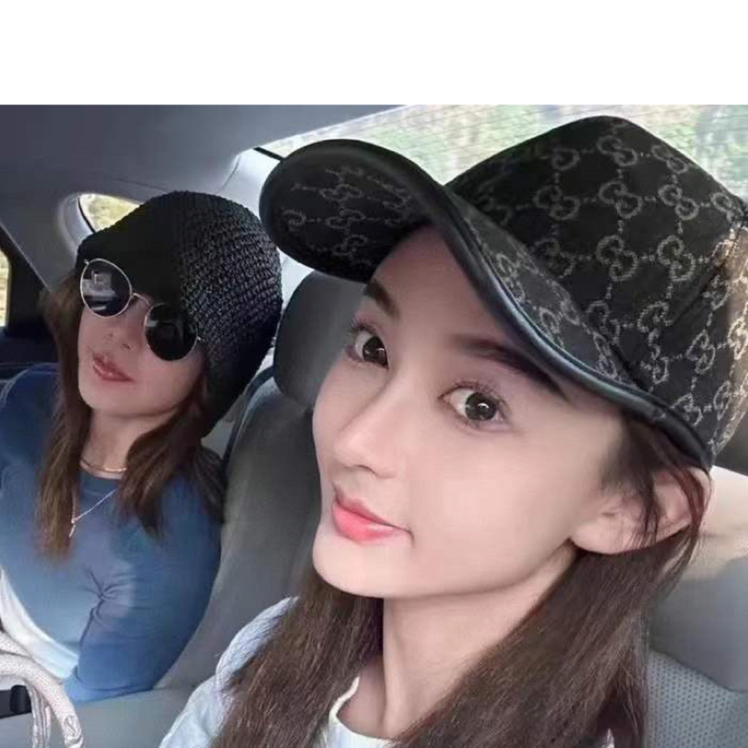 GUCCI - GucciグッチGG 柄デニム キャップ ブラック メンズ GUCCI - GucciグッチGG 柄デニム キャップ ブラック メンズ