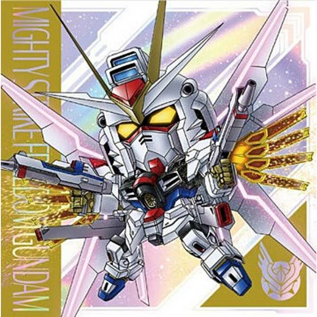 【MG1-12 マイティーストライクフリーダムガンダム (SR スーパーレア) 】にふぉるめーしょん 機動戦士ガンダム シールウエハース 〜戦いの序曲〜 エンタメ/ホビーのアニメグッズ(その他)の商品写真