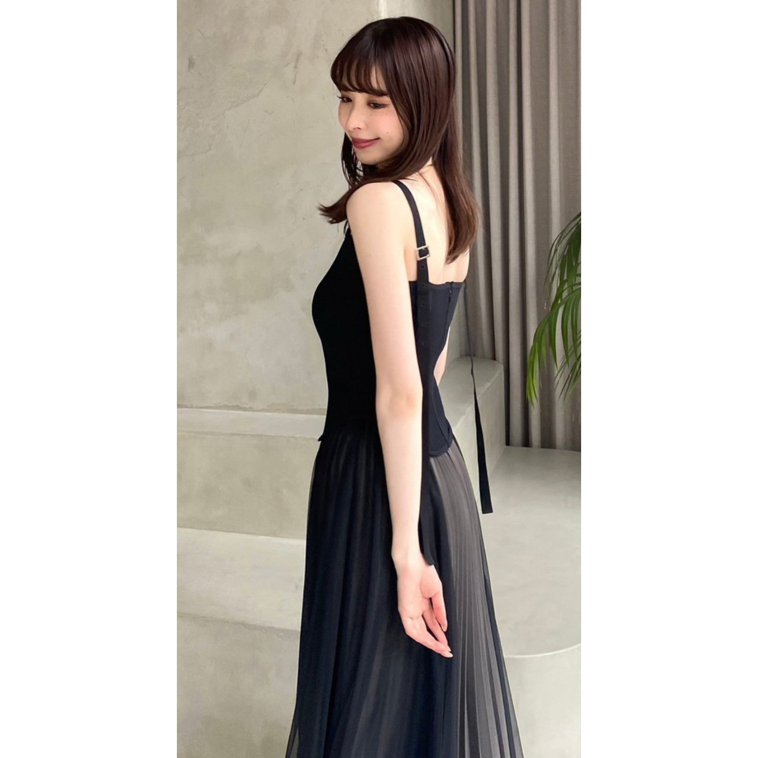 FRAY I.D - コルセットニットチュールコンビワンピースの通販 by FRAY I.D - コルセットニットチュールコンビワンピースの通販 by