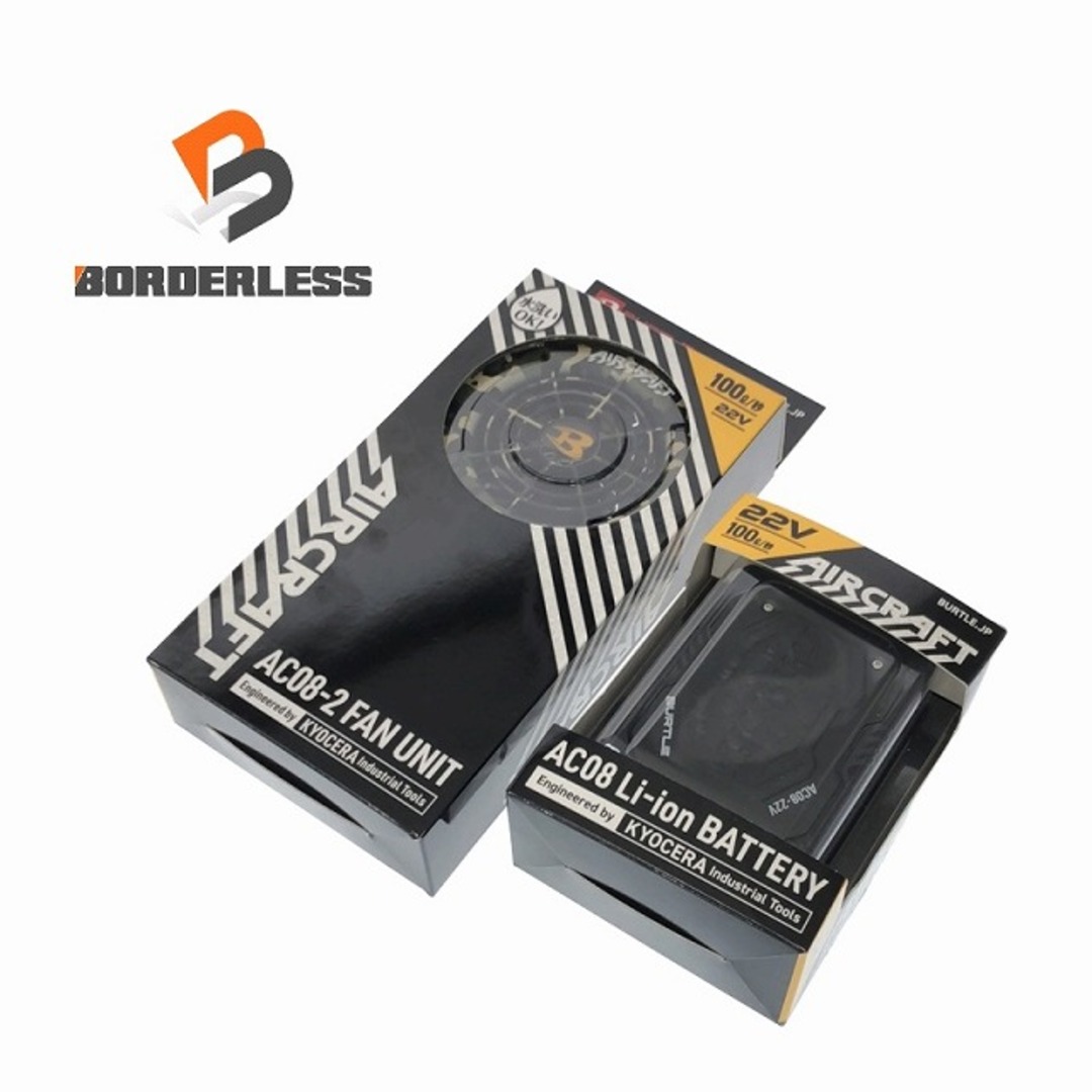 BURTLE - ☆未使用セット☆BURTLE バートル 22V バッテリー AC08 BURTLE - ☆未使用セット☆BURTLE バートル 22V バッテリー AC08