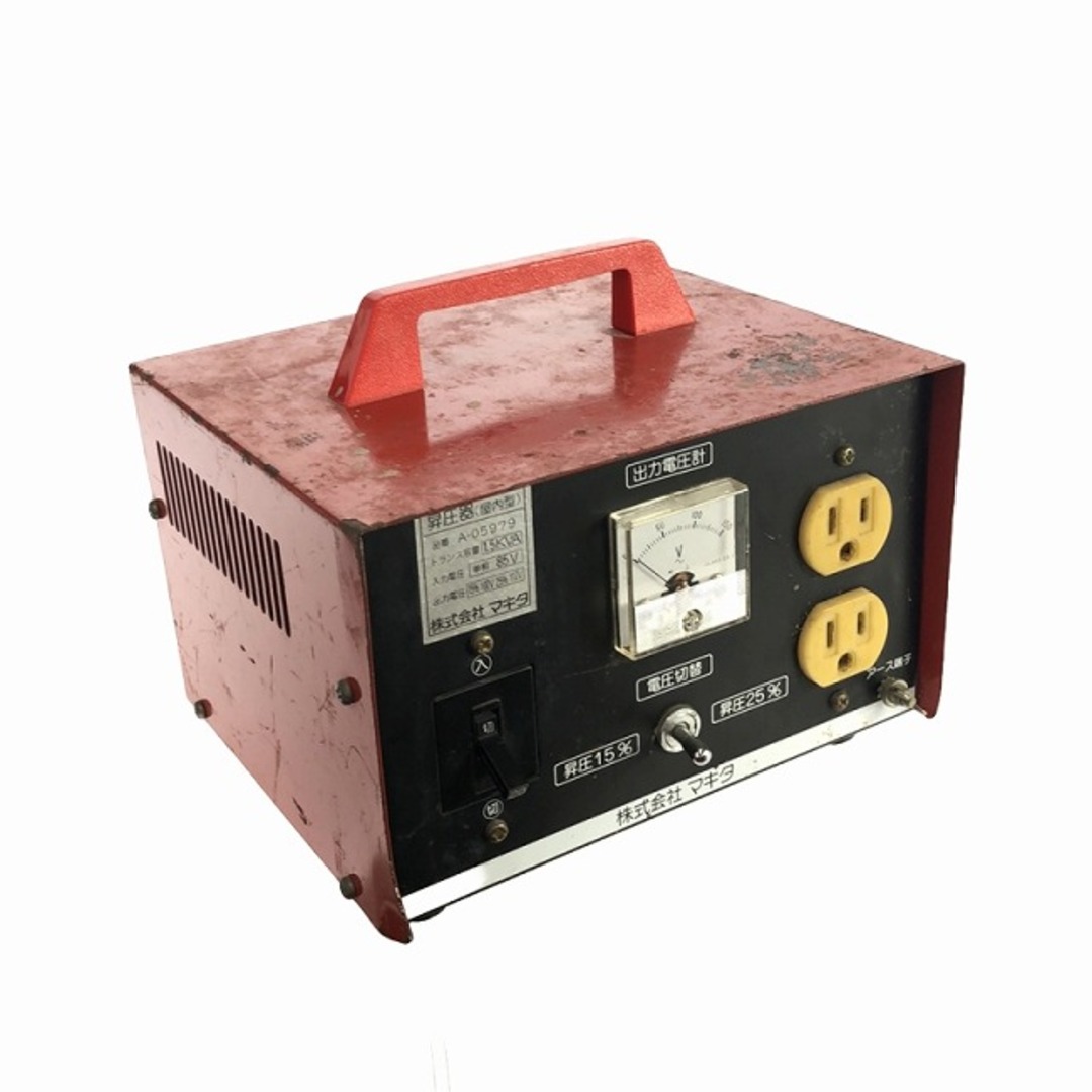 ☆中古品☆makita マキタ 100V 昇圧器 A-05979 漏電遮断器付 ☆中古品☆makita マキタ 100V 昇圧器 A-05979 漏電遮断器付