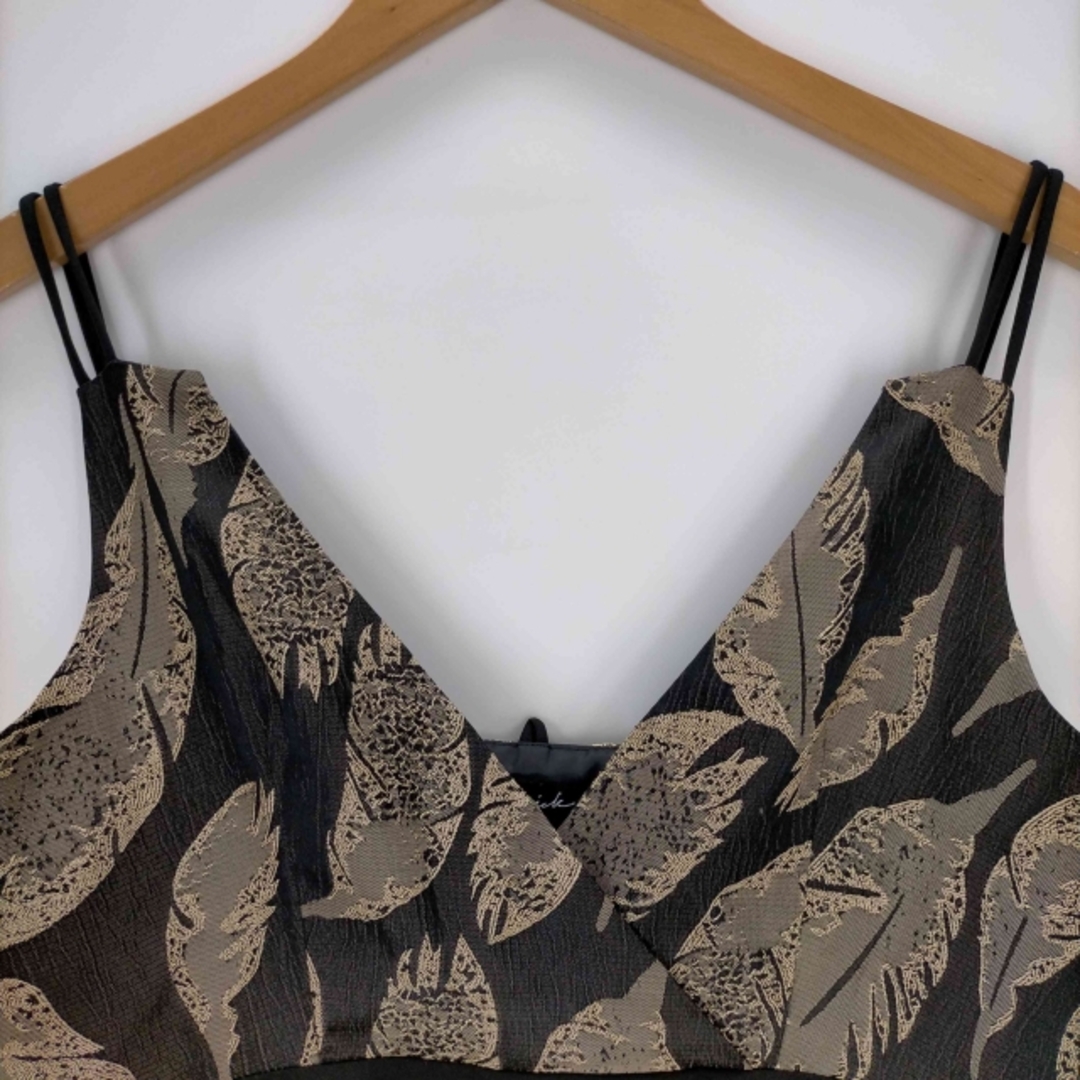 Ezick(エジック) Leaf Jacquard コードキャミドレス キャミの Ezick(エジック) Leaf Jacquard コードキャミドレス キャミの