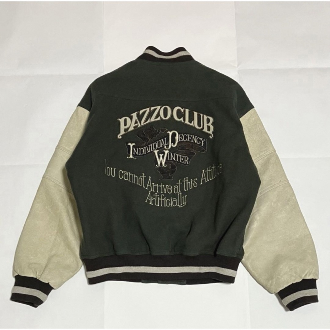 PAZZO - 【人気】PAZZO CLUB パッゾ スタジャン 刺繍 牛革レザー PAZZO - 【人気】PAZZO CLUB パッゾ スタジャン 刺繍 牛革レザー