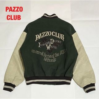 PAZZO - 【人気】PAZZO CLUB パッゾ スタジャン 刺繍 牛革レザー PAZZO - 【人気】PAZZO CLUB パッゾ スタジャン 刺繍 牛革レザー