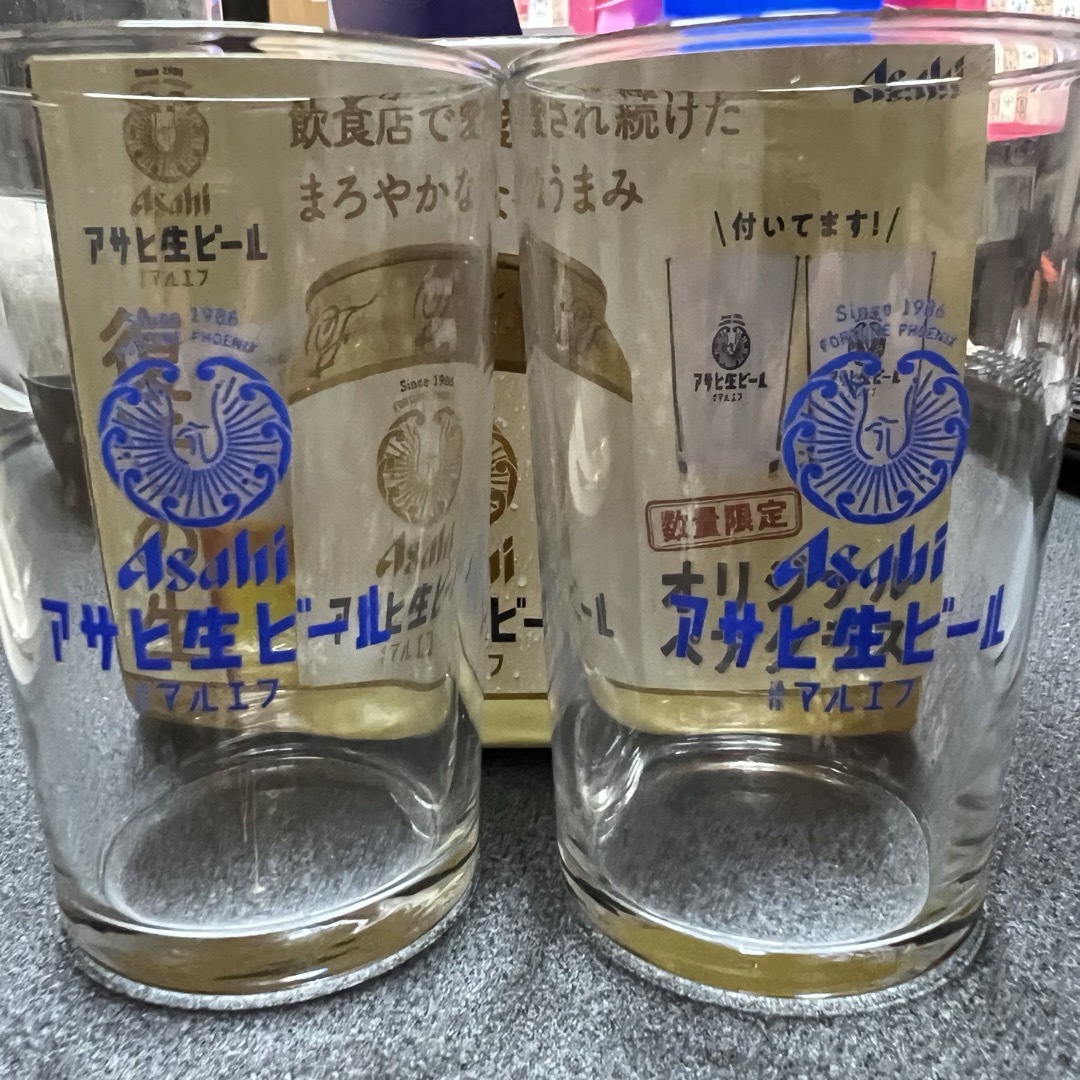 アサヒ - アサヒ生ビール マルエフ オリジナルペアグラスの通販 アサヒ - アサヒ生ビール マルエフ オリジナルペアグラスの通販