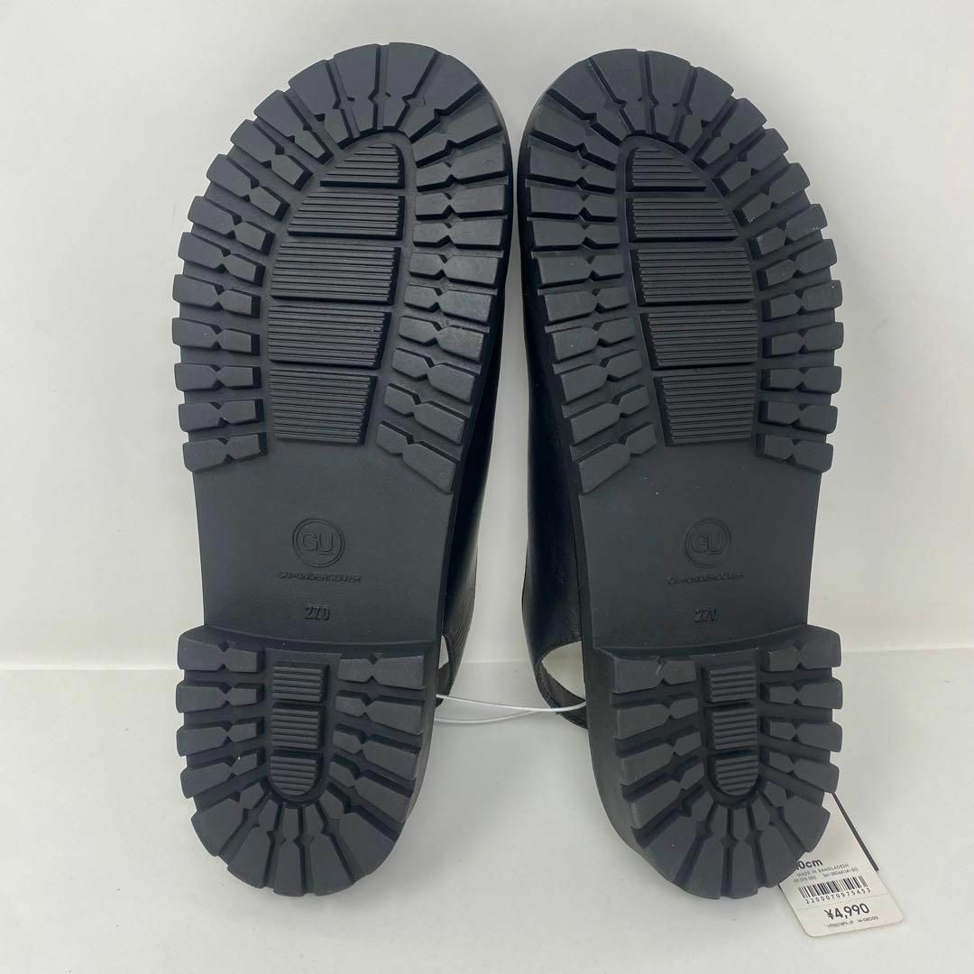 GU - 未使用タグ付き GU × UNDERCOVER レザークロッグサンダル GU - 未使用タグ付き GU × UNDERCOVER レザークロッグサンダル