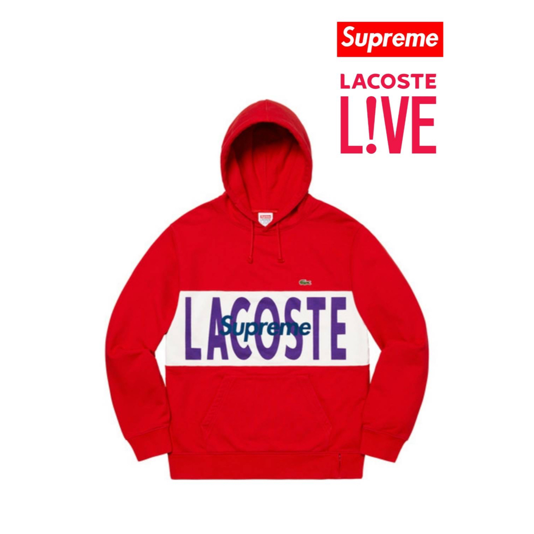 【入手困難XL】SUPREME × LACOSTE LIVE ロゴトレーナー 【入手困難XL】SUPREME × LACOSTE LIVE ロゴトレーナー