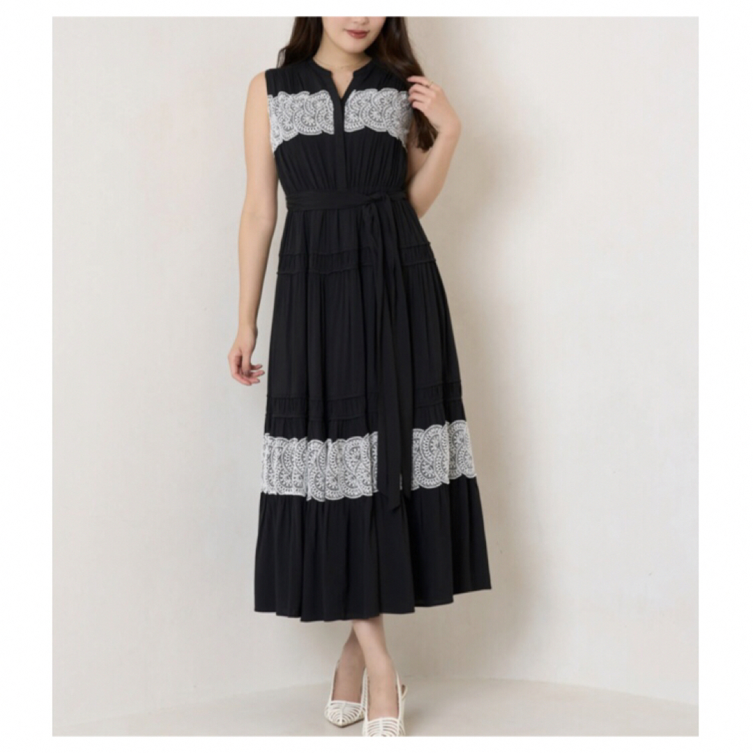 Her lip to Scala Lace-Trimmed Dress Her lip to Scala Lace-Trimmed Dress