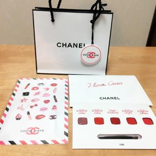 シャネル(CHANEL)のシャネル ルージュココ ココカフェ 限定ノベルティセット(サンプル/トライアルキット)