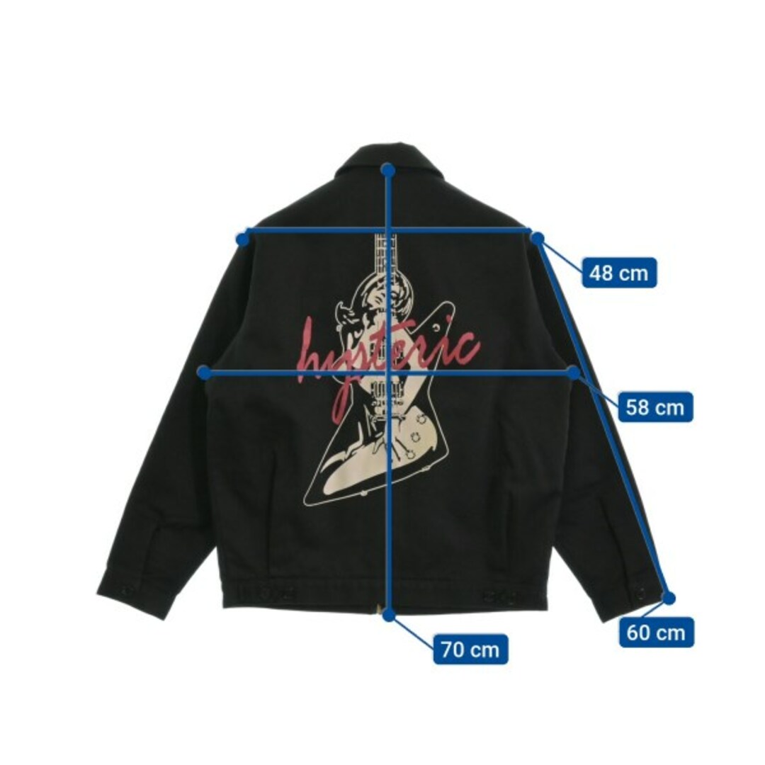HYSTERIC GLAMOUR ブルゾン(その他) L 黒 【古着】 HYSTERIC GLAMOUR ブルゾン(その他) L 黒 【古着】