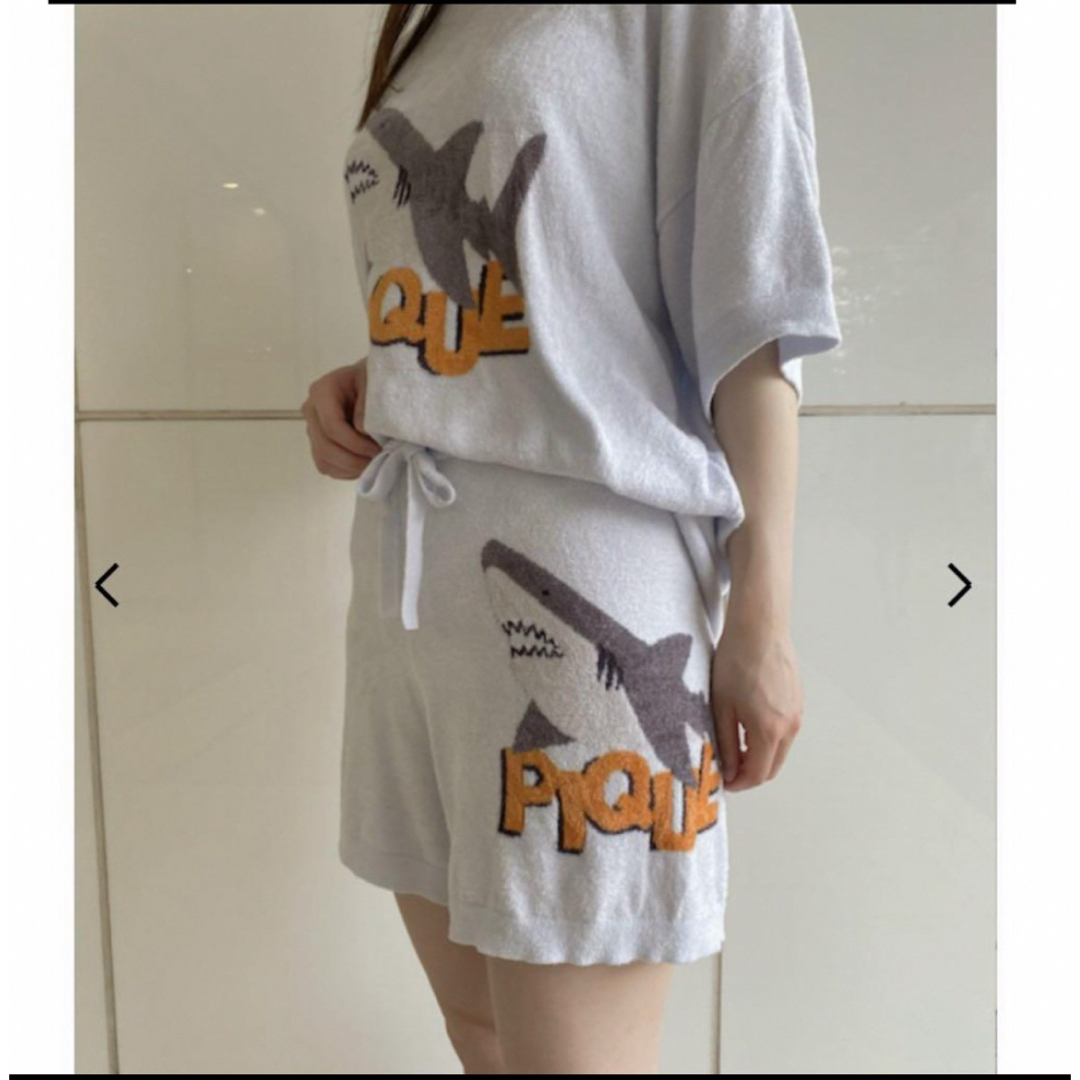 COOL】シャークジャガードプルオーバー&ショートパンツSET COOL】シャークジャガードプルオーバー&ショートパンツSET