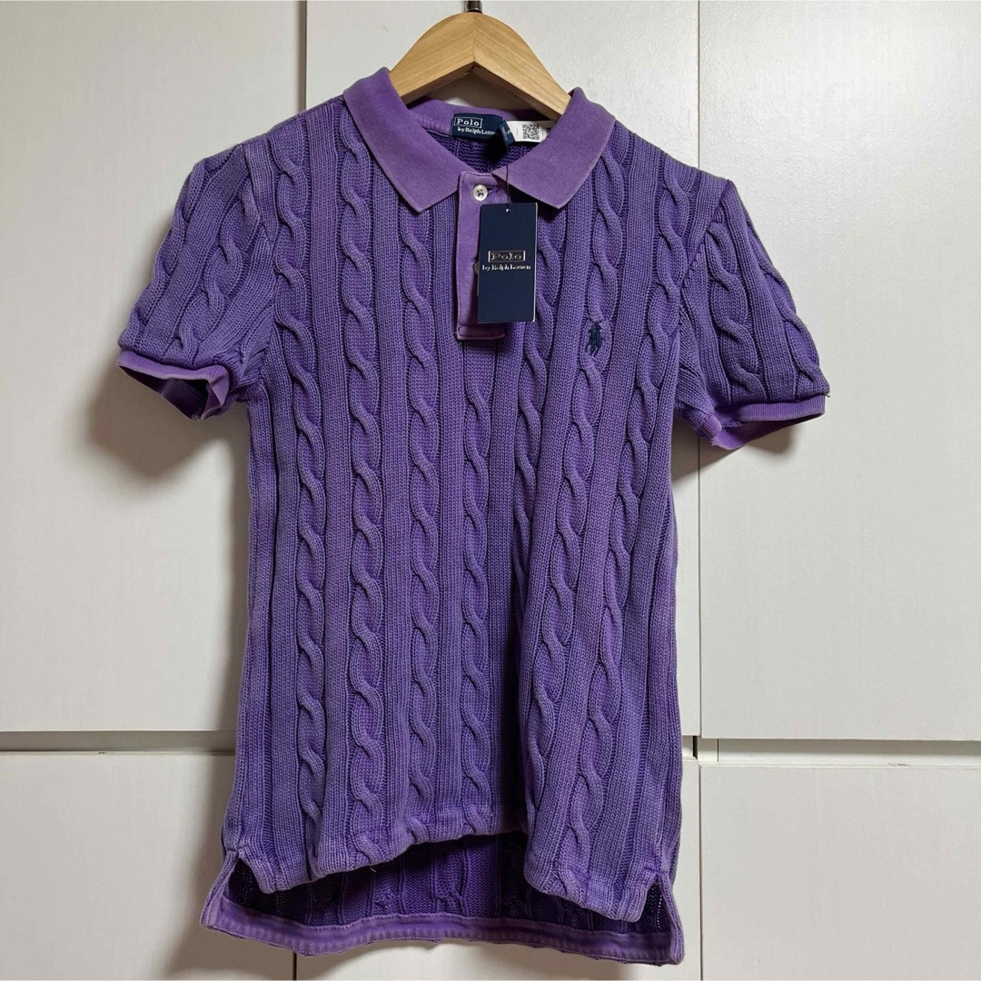 POLO RALPH LAUREN - ラルフローレンケーブルニット ポロシャツ POLO RALPH LAUREN - ラルフローレンケーブルニット ポロシャツ