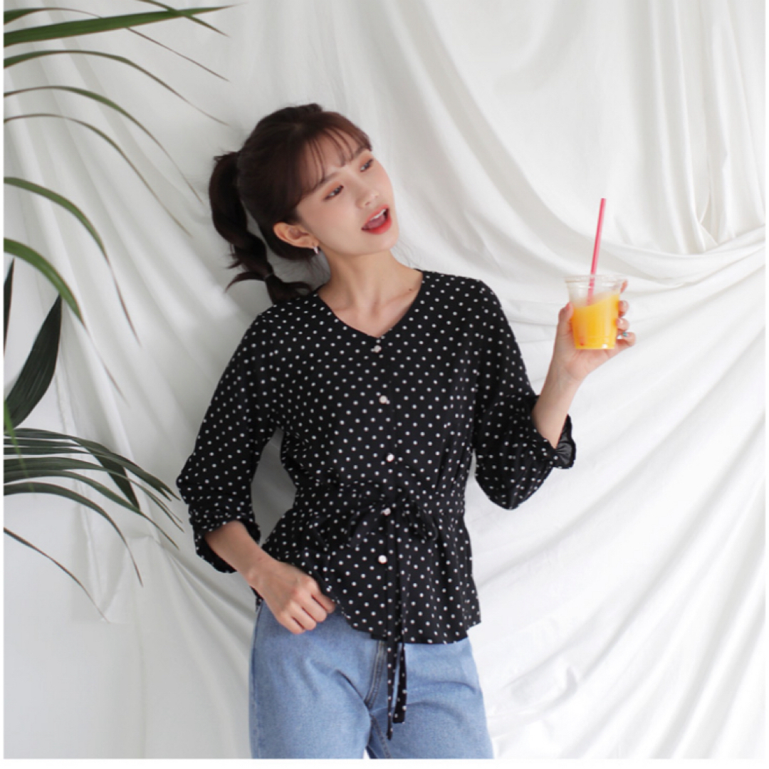 zara dholic 黒 ブラック ペプラム トップス 七分袖 うーむ SHEIN zara dholic 黒 ブラック ペプラム トップス 七分袖 うーむ SHEIN