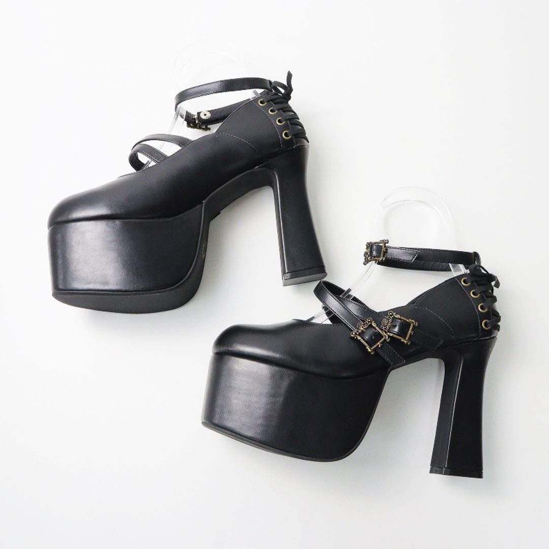 新品 アトリエピエロ ATELIER-PIERROT ANTIQUE GOLD FRAME PUMPS 新品 アトリエピエロ ATELIER-PIERROT ANTIQUE GOLD FRAME PUMPS