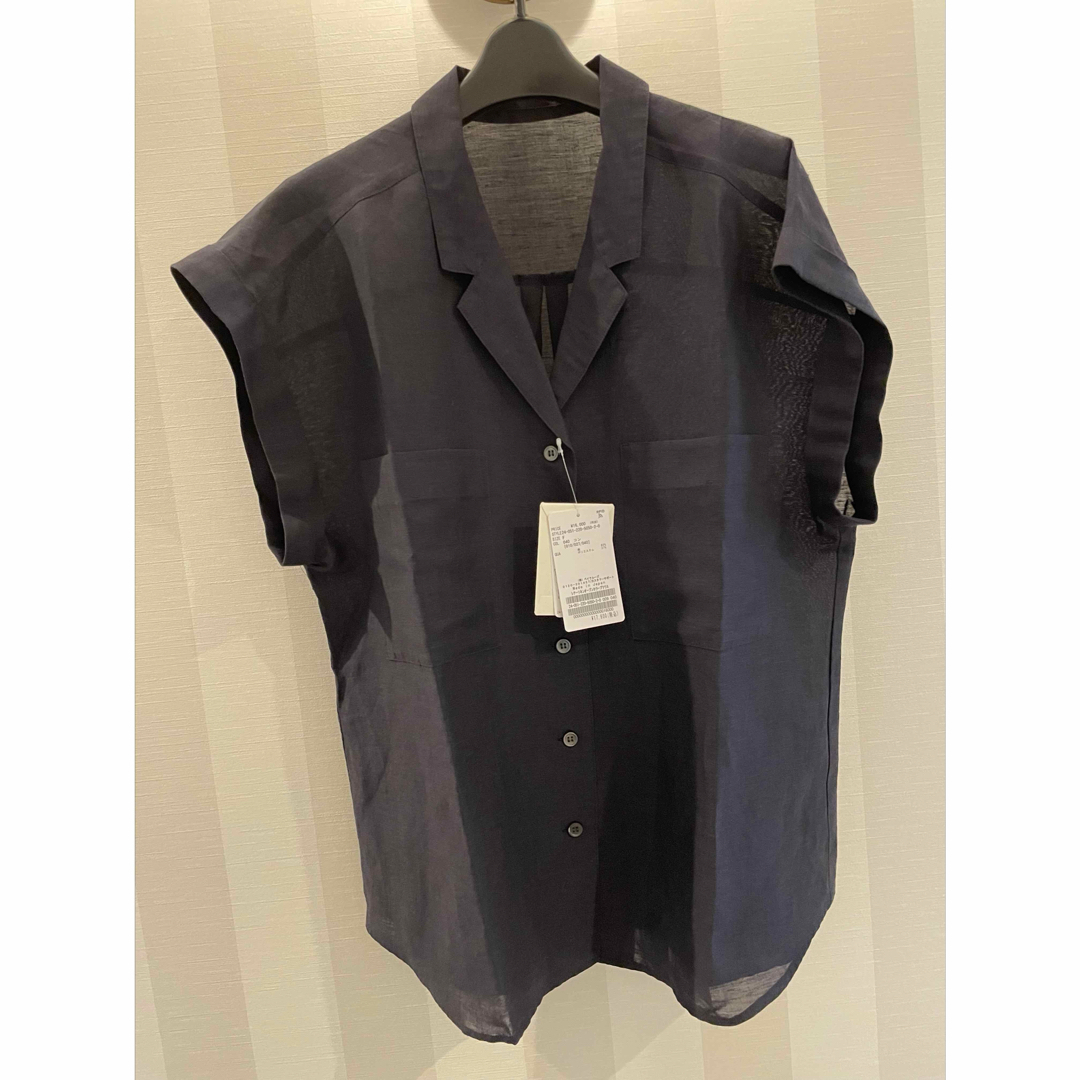 FRAMeWORK シアーリネンオープンカラーブラウス FRAMeWORK シアーリネンオープンカラーブラウス
