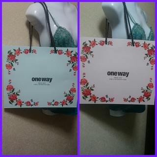 ワンウェイ(one*way)の✩ちーちゃん♡様 専用✩ one way限定ショッパー(ショップ袋)