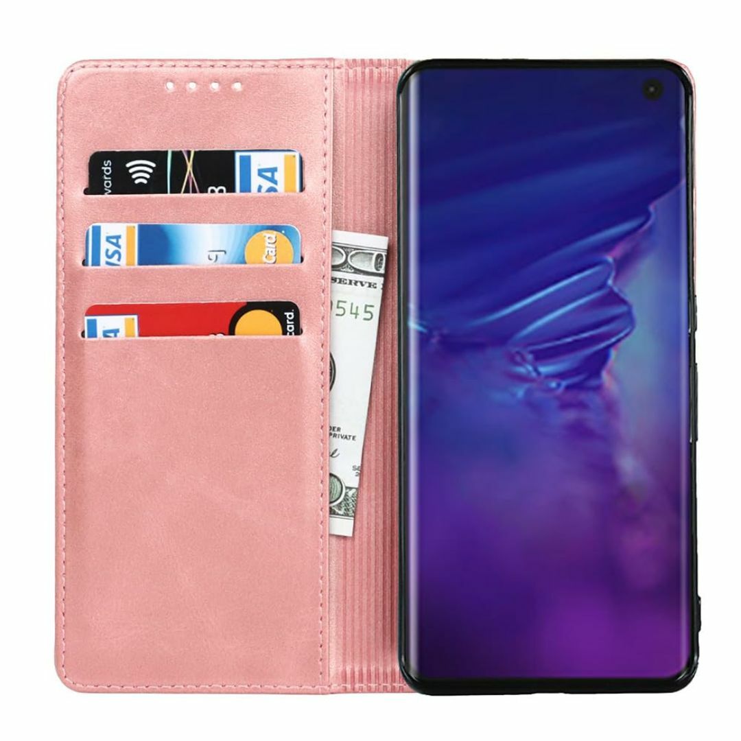 【色:ローズゴールド】arrows 5g f-51a ケース 手帳型 f-51a スマホ/家電/カメラのスマホアクセサリー(その他)の商品写真