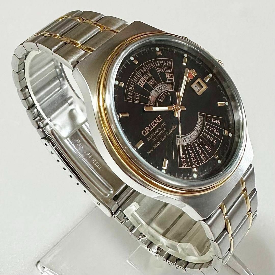 ORIENT - 希少!オリエント万年カレンダー腕時計 メンズ自動巻き ORIENT - 希少!オリエント万年カレンダー腕時計 メンズ自動巻き