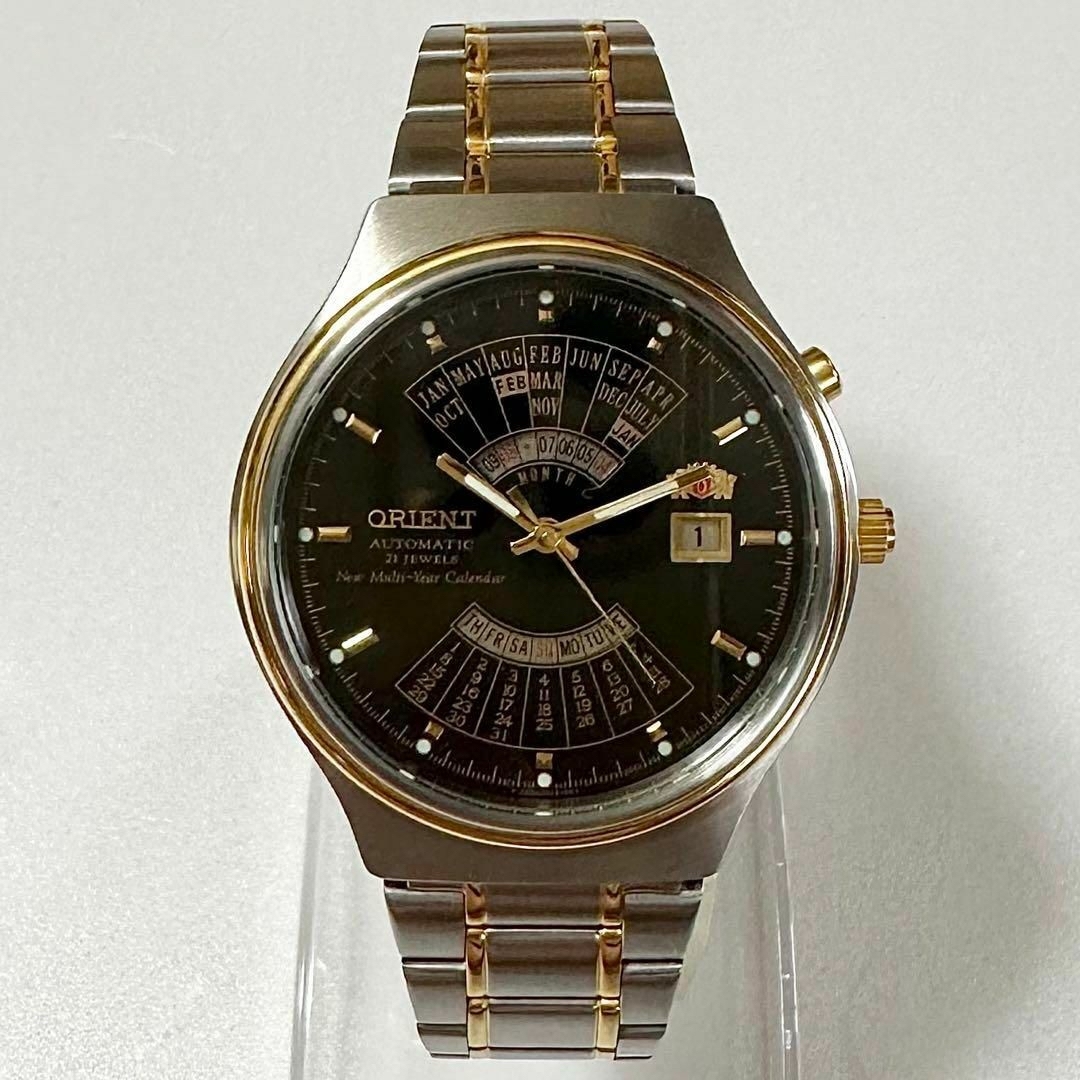 ORIENT - 希少!オリエント万年カレンダー腕時計 メンズ自動巻き ORIENT - 希少!オリエント万年カレンダー腕時計 メンズ自動巻き