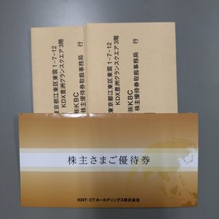 KNT-CTホールディングス株主優待券(その他)