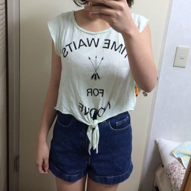 Avan Lily(アバンリリー)のAvanLilyミント Tシャツ レディースのトップス(Tシャツ(半袖/袖なし))の商品写真