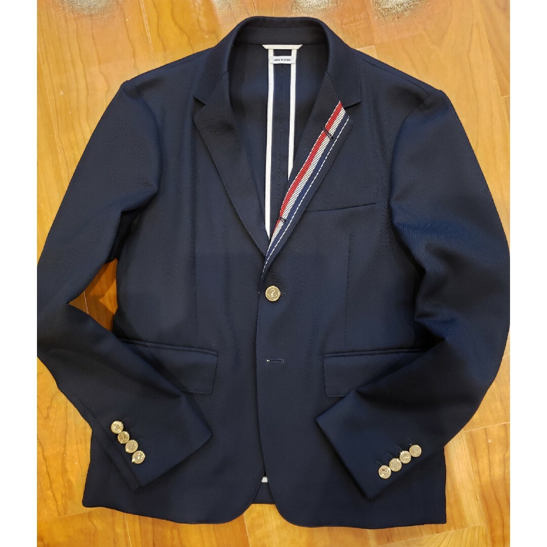 極美品・希少デザイン】THOM BROWNE トリコロールジャケット 極美品・希少デザイン】THOM BROWNE トリコロールジャケット