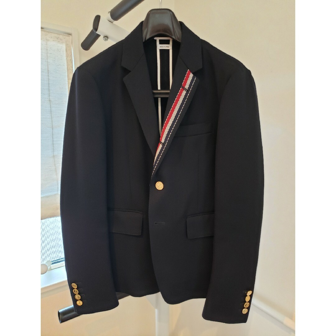 極美品・希少デザイン】THOM BROWNE トリコロールジャケット 極美品・希少デザイン】THOM BROWNE トリコロールジャケット