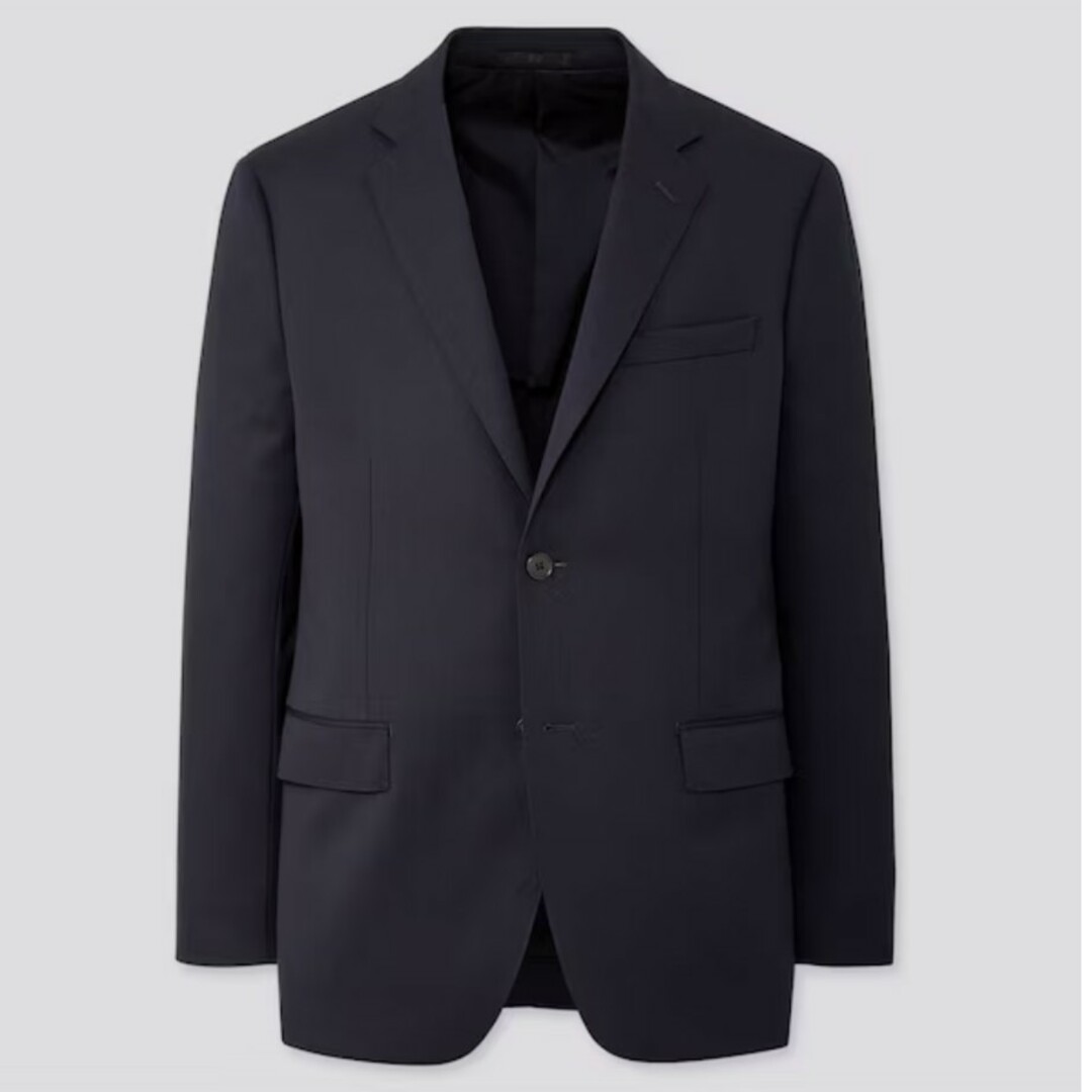 UNIQLO - ストレッチウールスリムジャケット Lサイズ UNIQLO UNIQLO - ストレッチウールスリムジャケット Lサイズ UNIQLO