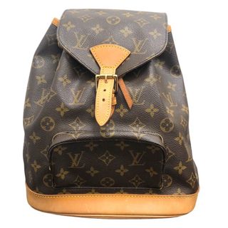 ルイヴィトン(LOUIS VUITTON)の　ルイ・ヴィトン LOUIS VUITTON ミニモンスリ M51137 モノグラム ゴールド金具 モノグラム レディース リュック・デイパック(リュック/バックパック)