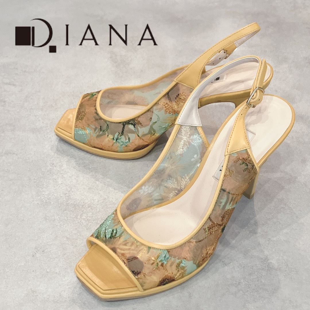 DIANA - 未使用 ダイアナ 24cm 絵画シリーズ ゴッホ サンダル DIANA - 未使用 ダイアナ 24cm 絵画シリーズ ゴッホ サンダル