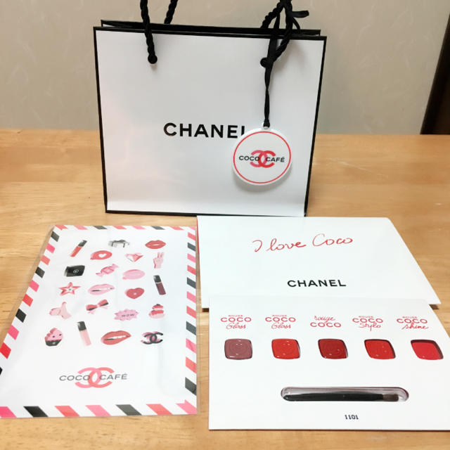 CHANEL(シャネル)のシャネル ルージュココ ココカフェ 限定 ノベルティセット コスメ/美容のキット/セット(サンプル/トライアルキット)の商品写真