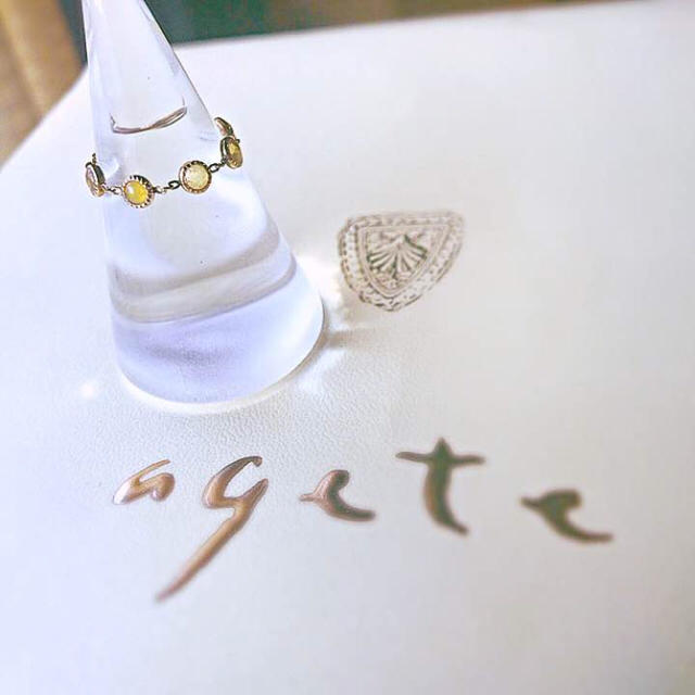 agete - agete dreamy dreamy オパール チェーンリング nojessの agete - agete dreamy dreamy オパール チェーンリング nojessの