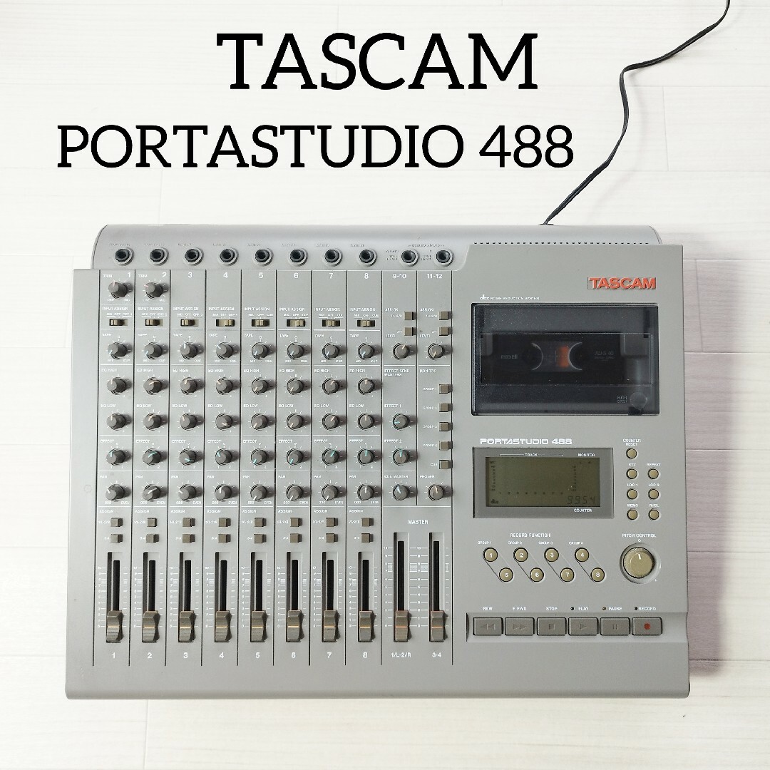 1-84】TASCAM タスカム PORTASTUDIO 488 マルチトラックカセット 1-84】TASCAM タスカム PORTASTUDIO 488 マルチトラックカセット