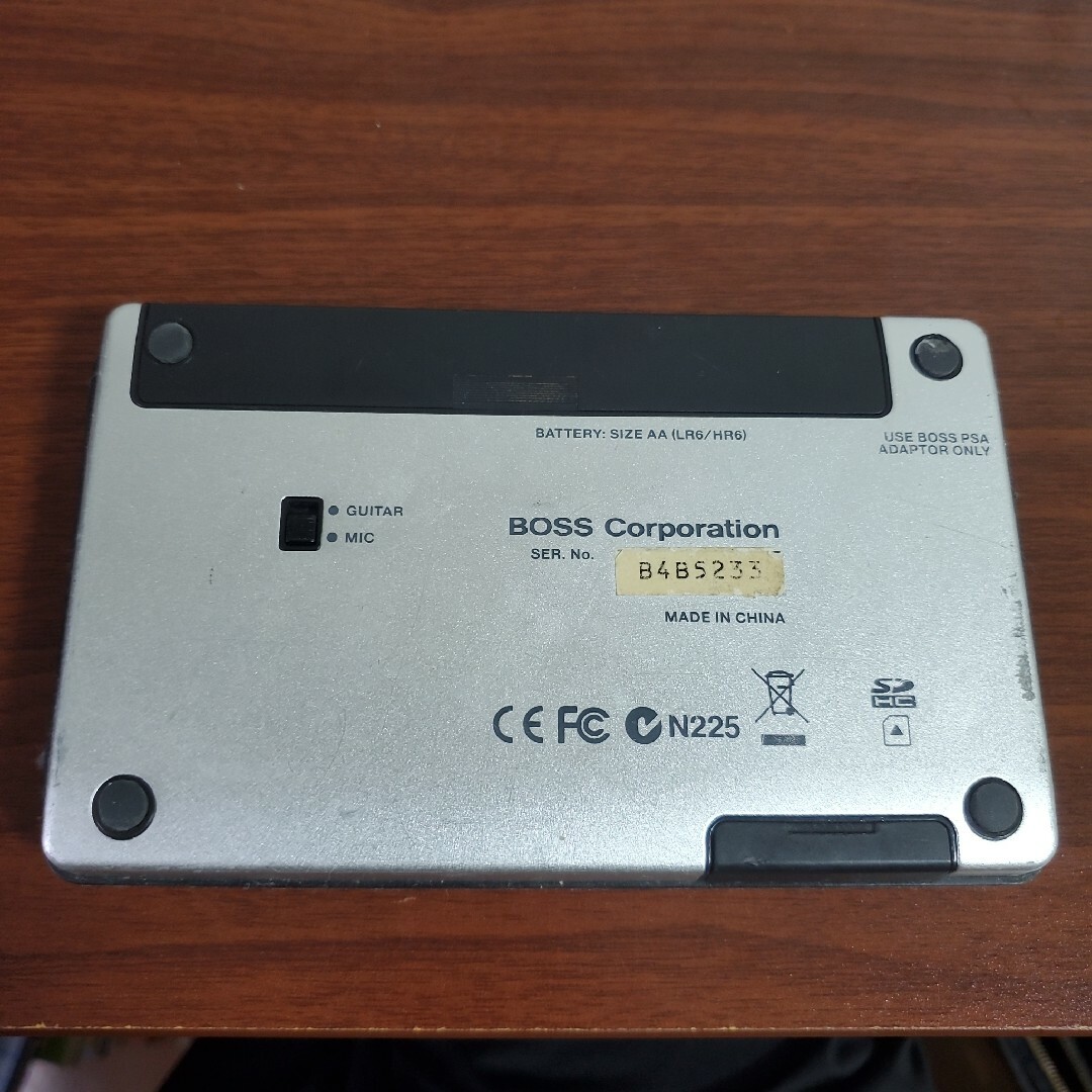 BOSS MICRO BR-80 MTR 録音