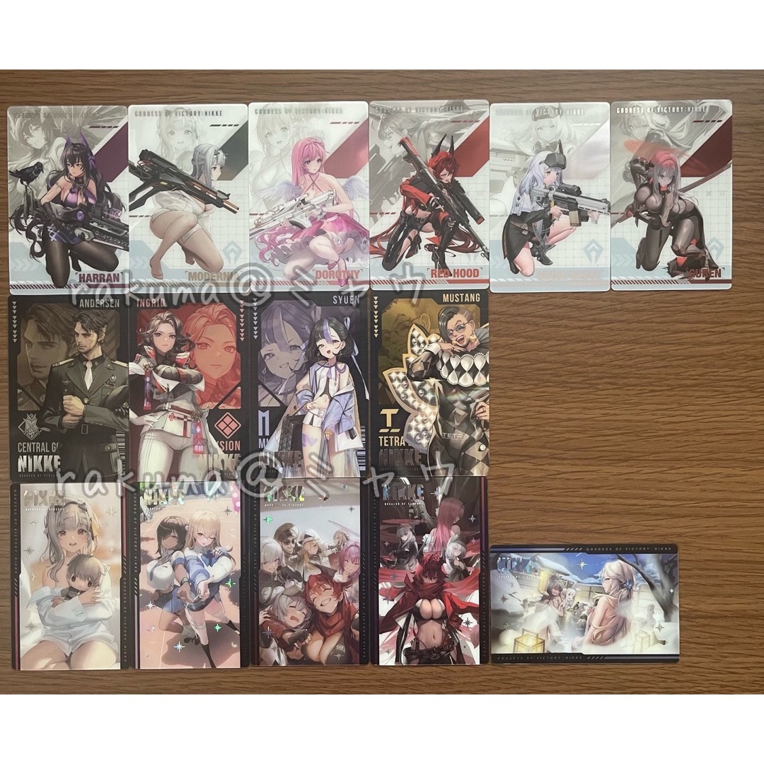 勝利の女神NIKKE ガンガールメタルカードコレクションvol.2 全種 勝利の女神NIKKE ガンガールメタルカードコレクションvol.2 全種