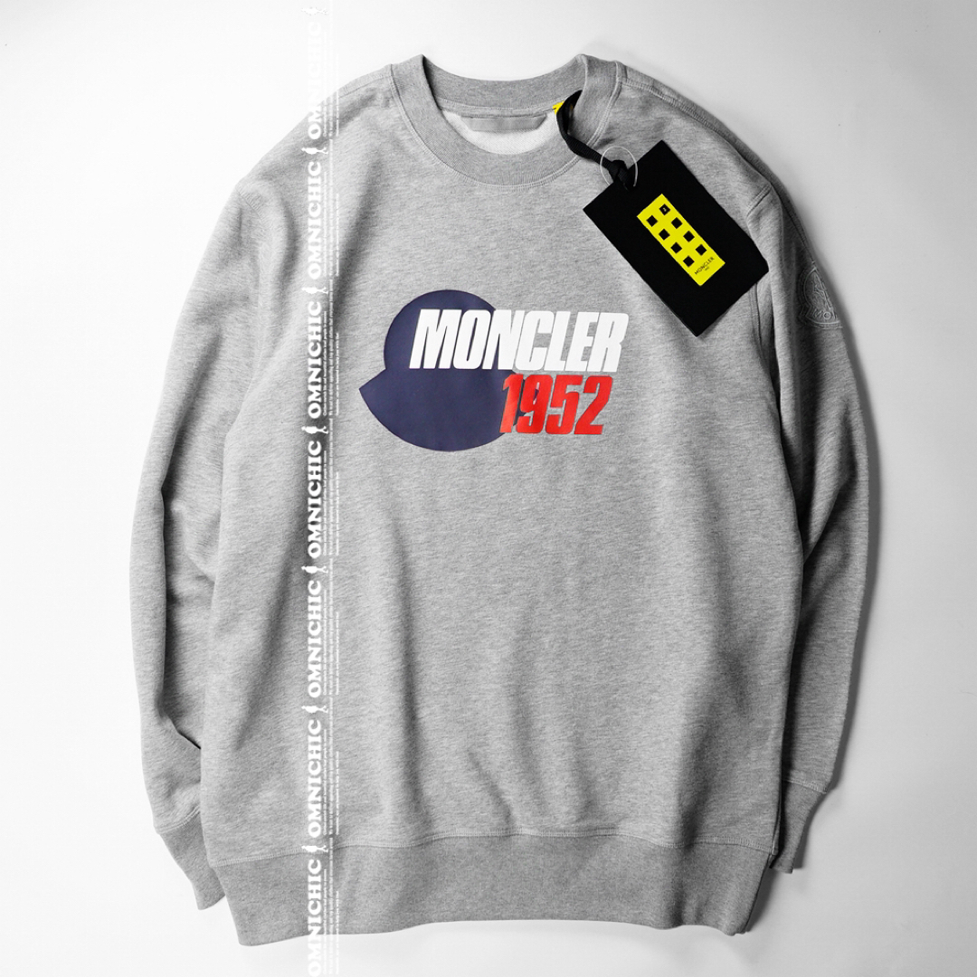 MONCLER - 国内正規MONCLER 1952モンクレールビックロゴクルー MONCLER - 国内正規MONCLER 1952モンクレールビックロゴクルー