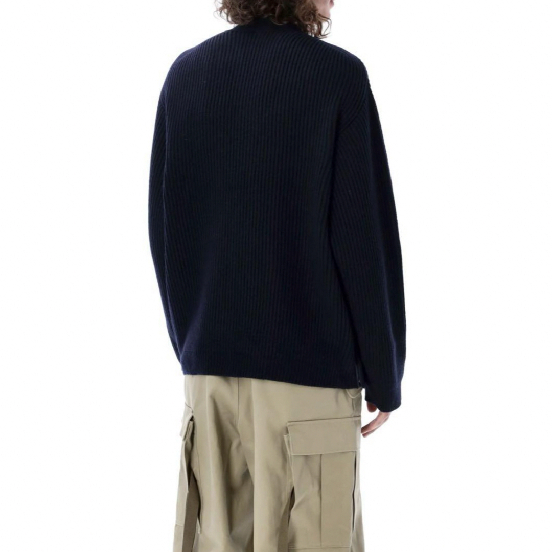sacai - sacai ツイルミックス ジップアップ カーディガンの通販 sacai - sacai ツイルミックス ジップアップ カーディガンの通販