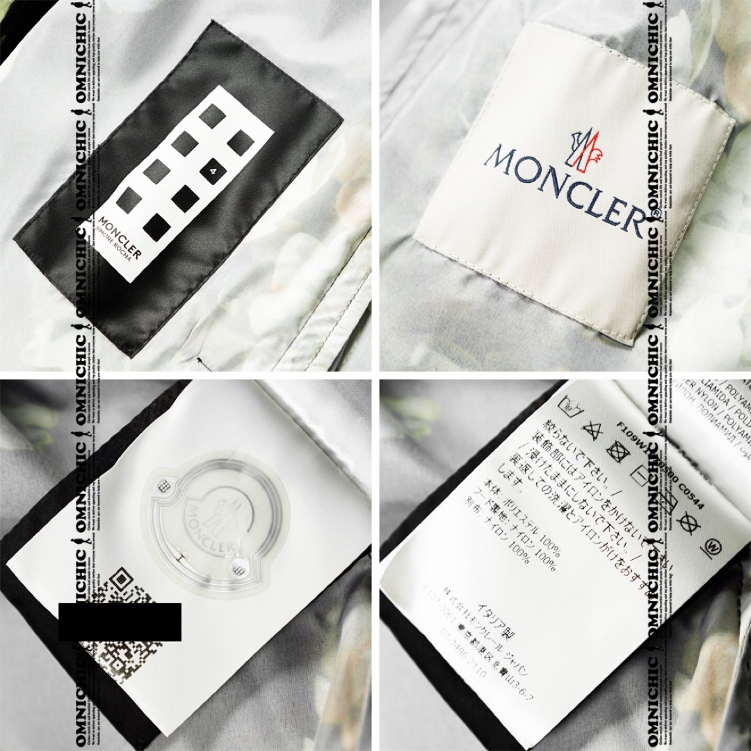 MONCLER - 国内正規品21万MONCLERモンクレールシモーネロシャ花 MONCLER - 国内正規品21万MONCLERモンクレールシモーネロシャ花