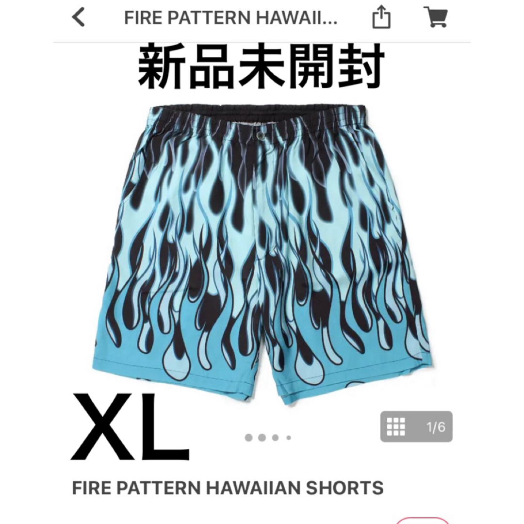 舐達麻 FIRE PATTERN HAWAIIAN SHORTS XLの通販 by かめちゃん's 舐達麻 FIRE PATTERN HAWAIIAN SHORTS XLの通販 by かめちゃん's