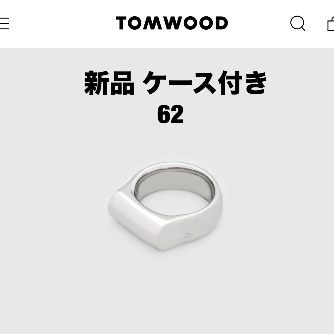 TOM WOOD トムウッド Crest Ringリング シルバー925 指輪 リング TOM WOOD トムウッド Crest Ringリング シルバー925 指輪 リング