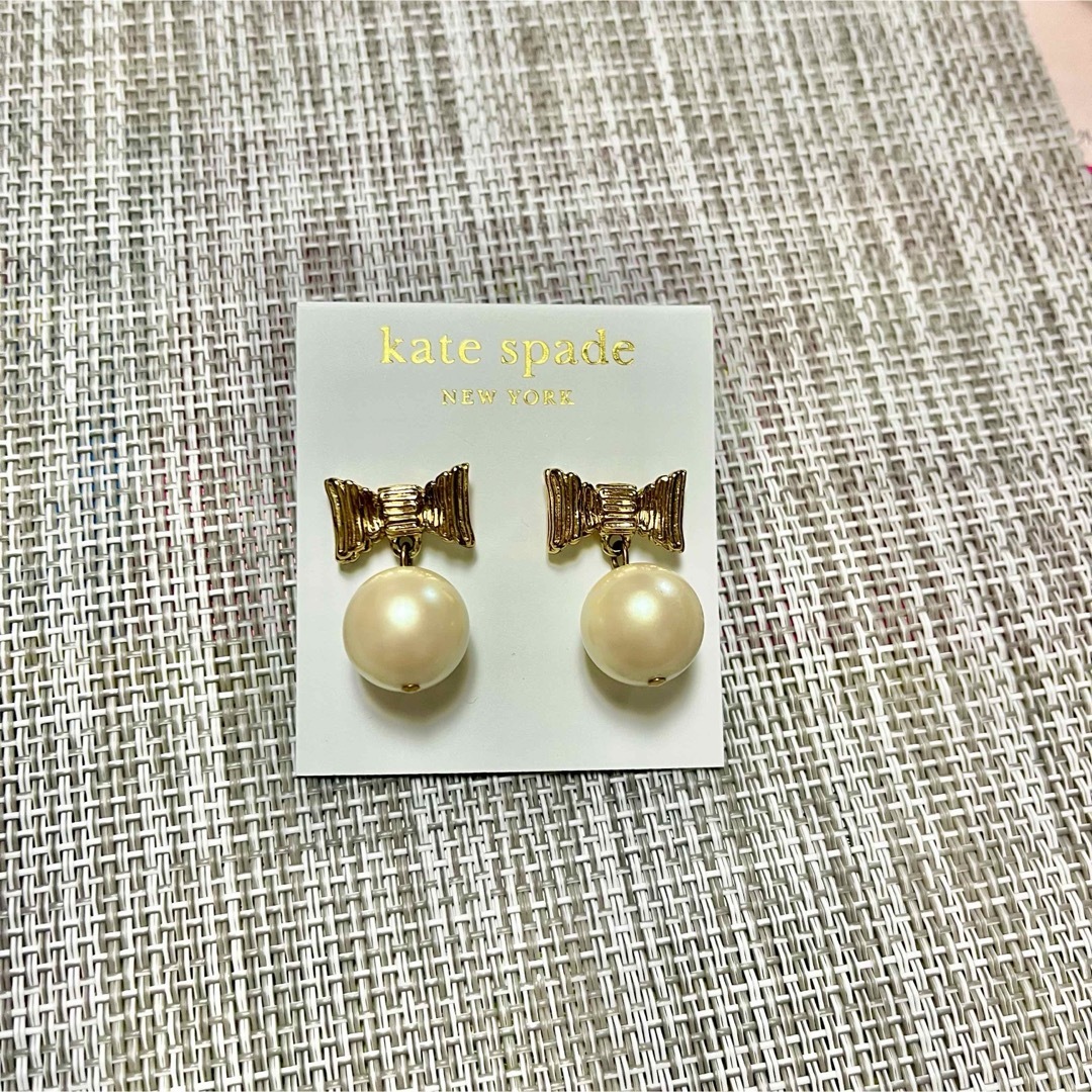 kate spade NEW YORK - kate spade ケイトスペード パールリボン kate spade NEW YORK - kate spade ケイトスペード パールリボン