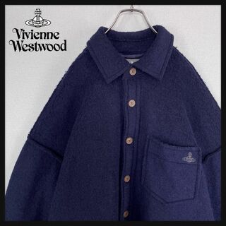 Vivienne Westwood - 【オーバーサイズ☆オーブ刺繍】ヴィヴィアンウエストウッド シャツジャケット