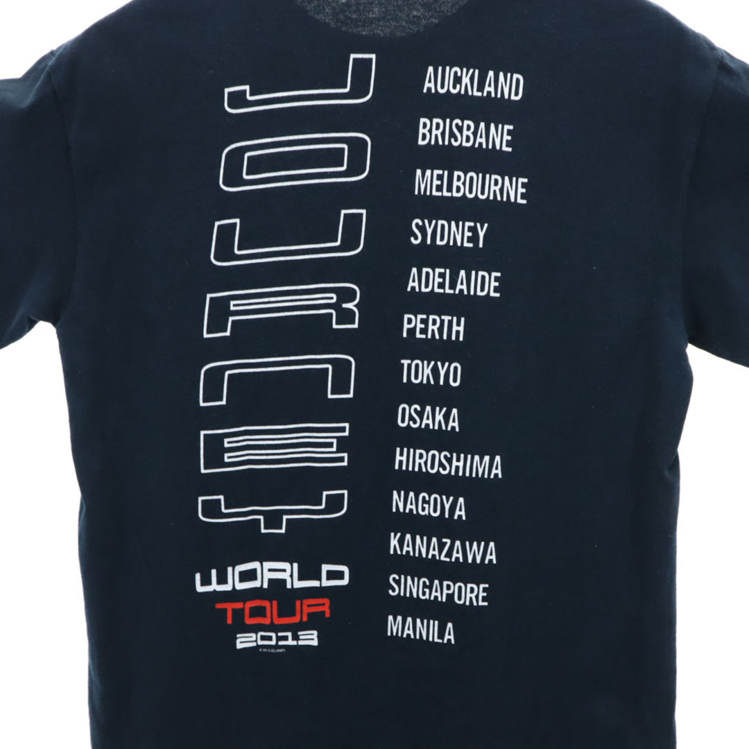 ジャーニー ワールドツアー2013 半袖 Tシャツ ネイビー系 ジャーニー ワールドツアー2013 半袖 Tシャツ ネイビー系